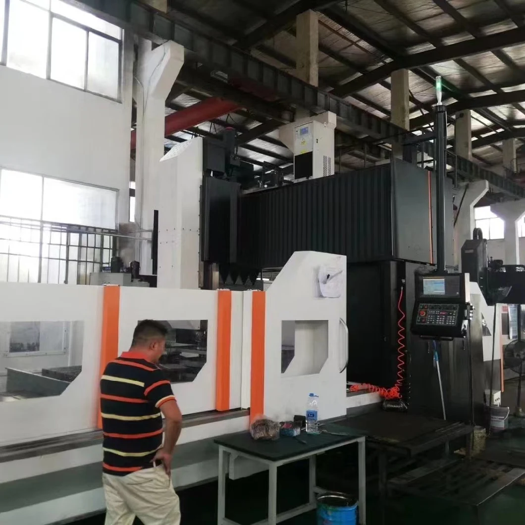 China Hot Sale Elective CNC Control System Gantry Type Milling Machining Center with CE