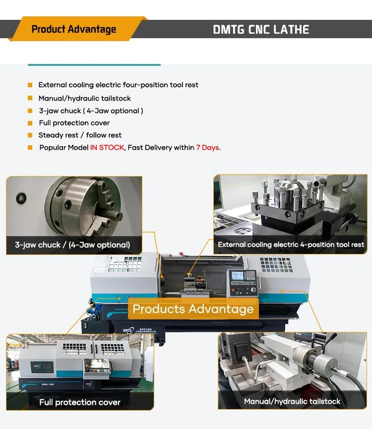 Cke6150z Series Big Discount High Precision Flat Bed CNC Lathe and Milling Drilling Machine