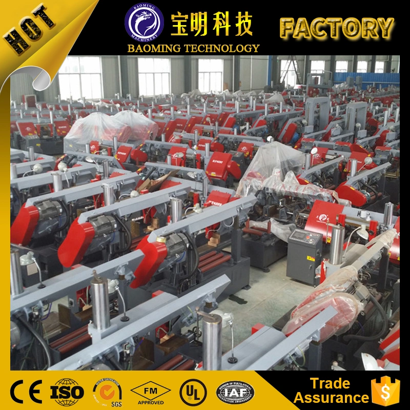 Ce Horizontal Double Column Hydraulic Automatic CNC Band Saw Machine