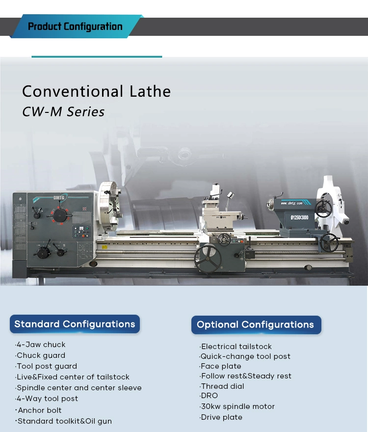 Dmtg Chinese Brand Turning Machine Lathe with Reasonable Price