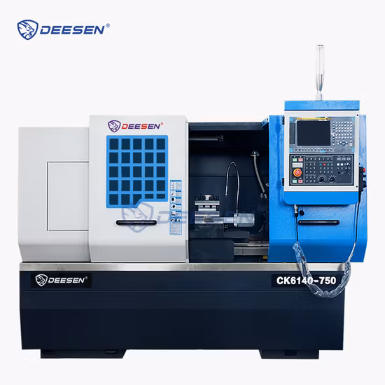 정밀 금속 CNC 선반 Ck6140 수평 평판 CNC 선반